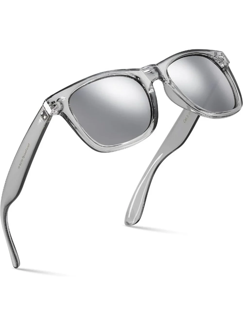 Colorful Neon 80s Mirrored Sunglasses | Retro Translucent Frame for Men & Women